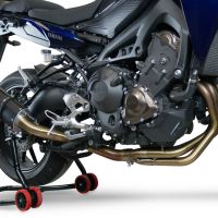 Escape compatível com Yamaha Mt-09 Tracer 900 2017-2020, Furore Evo4 Nero, Escape completo, não legal para países da UE, com db killer removível 