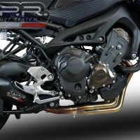 Escape compatível com Yamaha Tracer 9 GT 2021-2024, Furore Evo4 Nero, Escape completo, não legal para países da UE, com db killer removível 