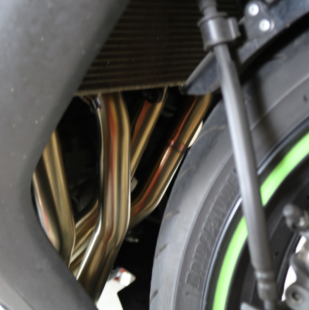 Escape compatível com Kawasaki Ninja 1000 Sx 2021-2024, Decatalizzatore, Sistema racing Sistema de tubo para eliminar o catalisador 