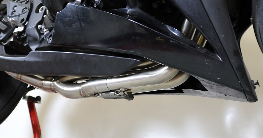 Escape compatível com Kawasaki Ninja 1000 Sx 2021-2024, Decatalizzatore, Sistema racing Sistema de tubo para eliminar o catalisador 