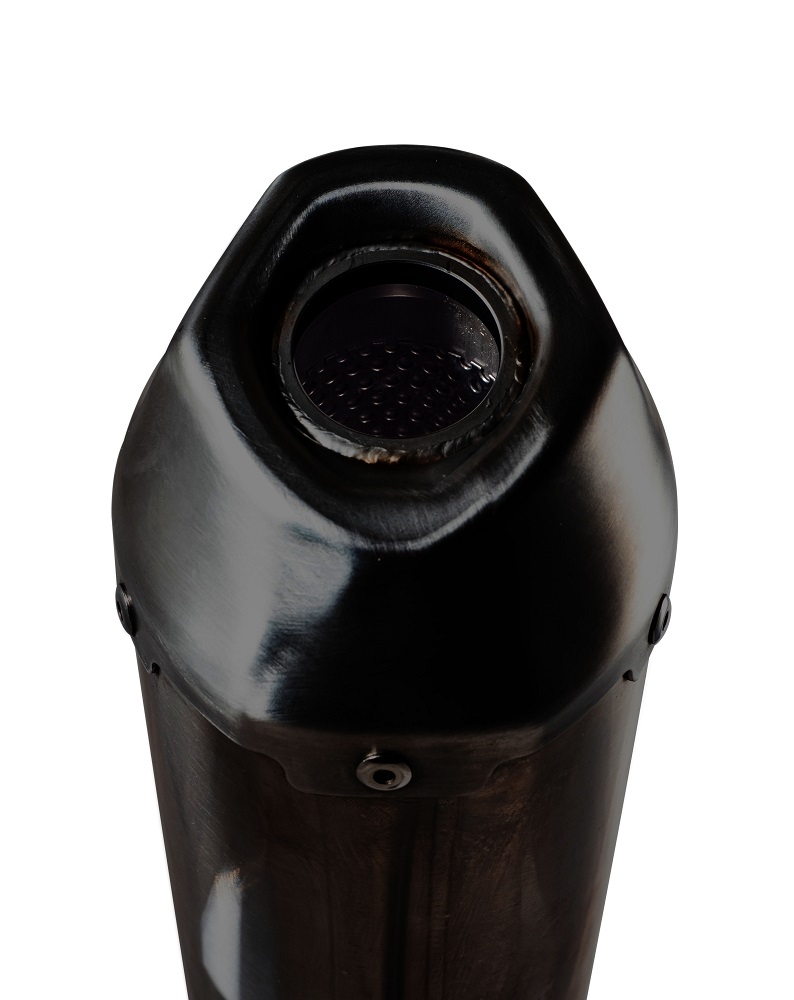 Escape compatível com Zontes M 125 2022-2024, Pentaroad Black, Escape completo, não legal para países da UE, com db killer removível 