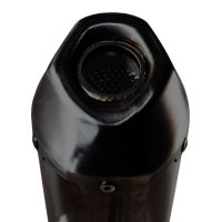 Escape compatível com Zontes M 125 2022-2024, Pentaroad Black, Escape completo, não legal para países da UE, com db killer removível 