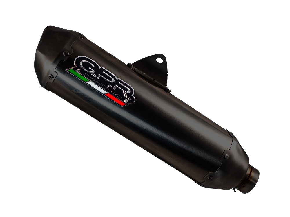 Escape compatível com Zontes M 125 2022-2024, Pentaroad Black, Escape completo, não legal para países da UE, com db killer removível 