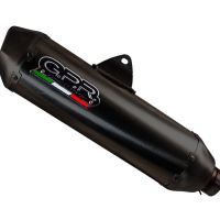 Escape compatível com Zontes M 125 2022-2024, Pentaroad Black, Escape completo, não legal para países da UE, com db killer removível 