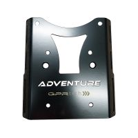 GPR TECH compatível com Ktm Lc 8 Adventure 1190 2013/2016 e3 Placa de encaixe específica Top Case ALPITECH 35 LT compatível com bagageiro original, aço inox com 4 pontos de ancoragem
