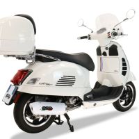 Escape compatível com Piaggio Vespa 300 Gts - Gtv - Touring - Super 2019-2020, Albus Ceramic, Escape completo, não legal para países da UE, com db killer removível 