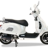 Escape compatível com Piaggio Vespa 300 Gts - Gtv - Touring - Super 2017-2018, Evo4 Road, Escape completo, não legal para países da UE, com db killer removível 