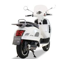 Escape compatível com Piaggio Vespa 300 Gts - Gtv - Touring - Super 2017-2018, Evo4 Road, Escape completo, não legal para países da UE, com db killer removível 