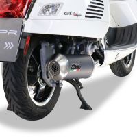 Escape compatível com Piaggio Vespa 300 Gts - Gtv - Touring - Super 2017-2018, Evo4 Road, Escape completo, não legal para países da UE, com db killer removível 