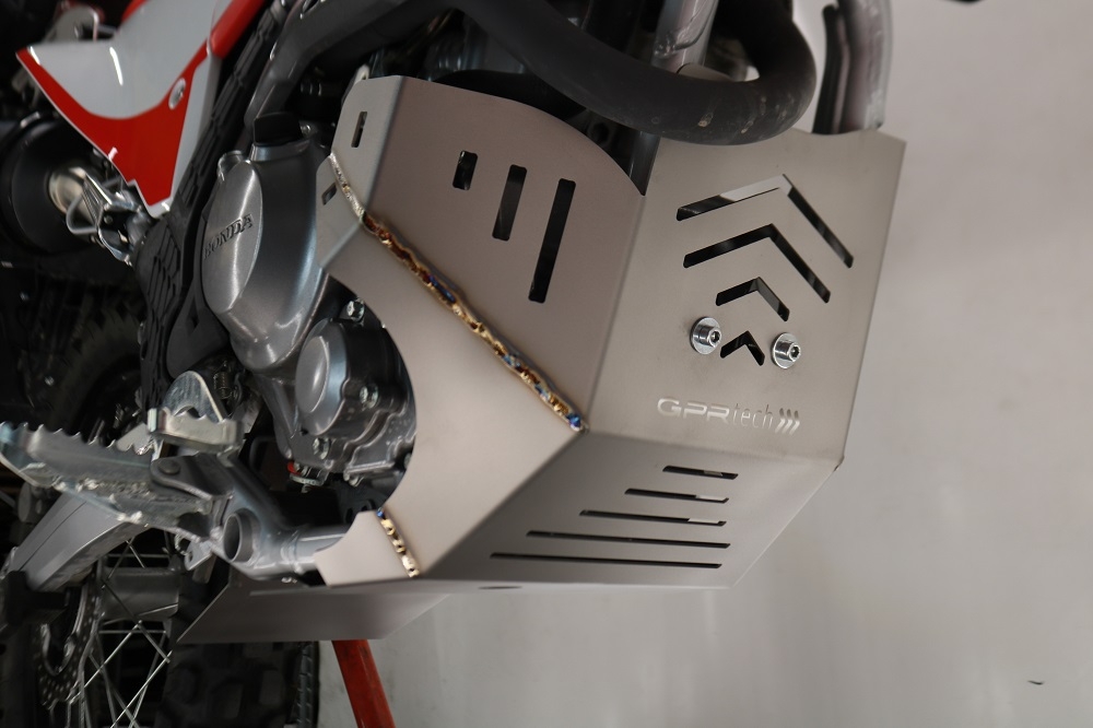 GPR TECH compatível com Honda Crf 300 L / Rally 2021/2024 e5 Placa antiderrapante de titânio 
