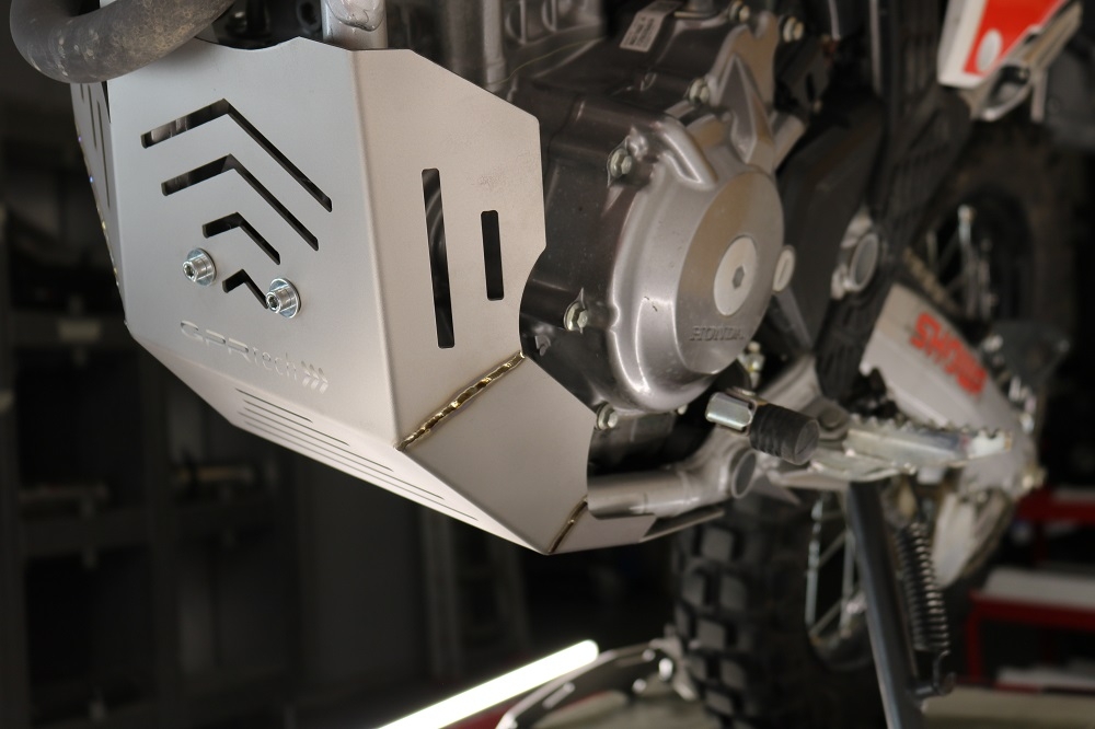 GPR TECH compatível com Honda Crf 300 L / Rally 2021/2024 e5 Placa antiderrapante de titânio 