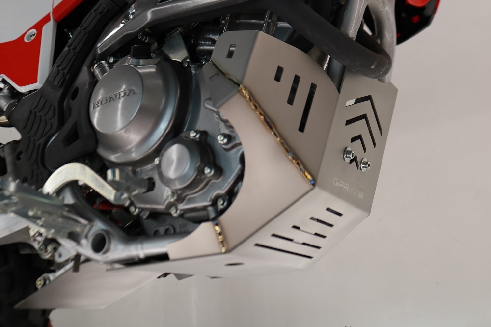 GPR TECH compatível com Honda Crf 300 L / Rally 2021/2024 e5 Placa antiderrapante de titânio 