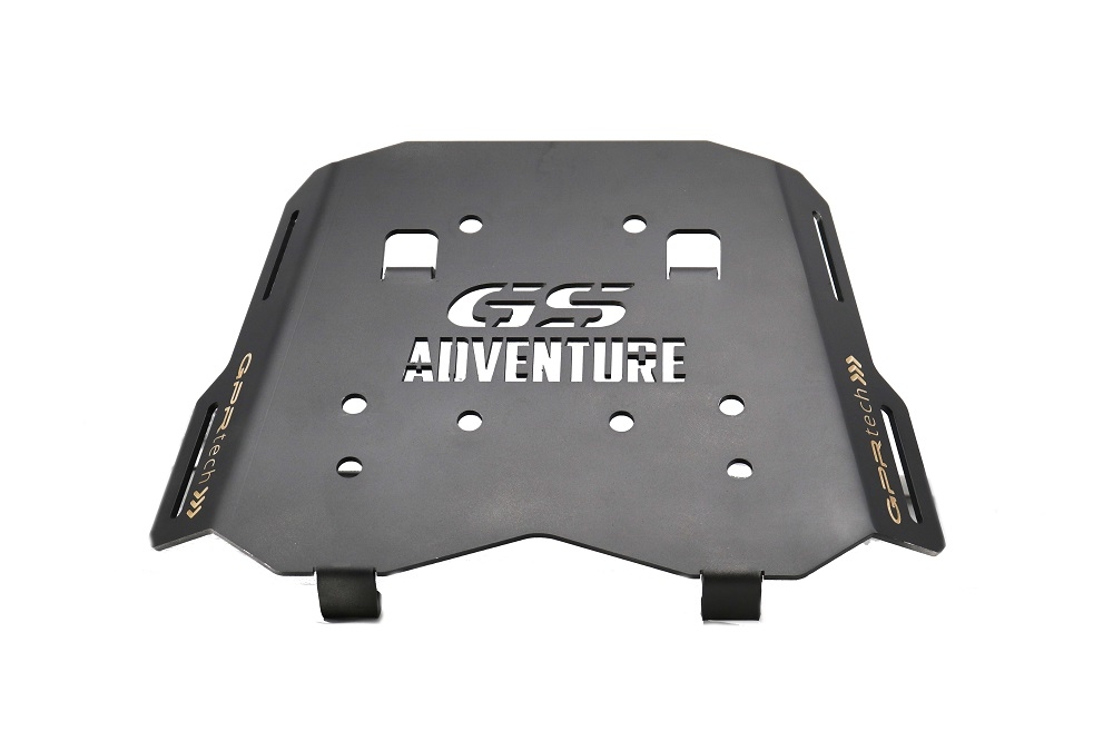 Top case maletas GPR TECH compatível com Bmw F 850 Gs Adventure 2021/2023 e5 Top Case Alpi-Tech em alumínio, cor prata com placa específica incluída Capacidade Litros 35