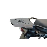 GPR TECH compatível com Bmw F 850 Gs - Adventure 2018/2020 e4 Placa de encaixe específica en titânio Top Case ALPITECH 35 LT / 45 LT compatível com bagageiro original, titânio com 4 pontos de ancoragem