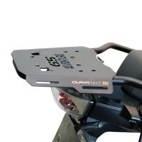 GPR TECH compatível com Bmw F 850 Gs - Adventure 2018/2020 e4 Placa de encaixe específica Top Case ALPITECH 55 LT compatível com bagageiro original, aço inox com 4 pontos de ancoragem