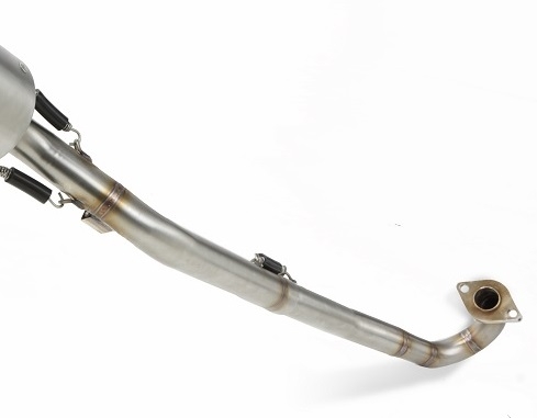 Escape compatível com Kawasaki KLX 110 / 110 L 2003-2025, Deeptone Inox, Escape racing linha completa, silencioso mais coletor com dbkiller, não homologado 