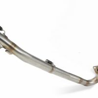 Escape compatível com Kawasaki KLX 110 / 110 L 2003-2025, Deeptone Inox, Escape racing linha completa, silencioso mais coletor com dbkiller, não homologado 