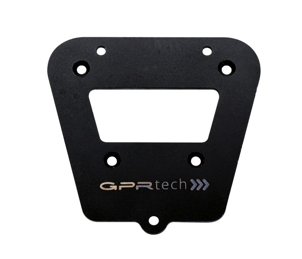 GPR TECH compatível com Royal Enfield Himalayan 410 2017/2023 Placa de encaixe específica Top Case ALPITECH 35 LT compatível com bagageiro original, aço inox com 4 pontos de ancoragem