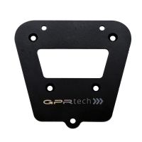 GPR TECH compatível com Royal Enfield Himalayan 410 2017/2023 Placa de encaixe específica Top Case ALPITECH 35 LT compatível com bagageiro original, aço inox com 4 pontos de ancoragem