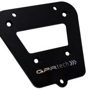 GPR TECH compatível com Royal Enfield Himalayan 410 2017/2023 Placa de encaixe específica Top Case ALPITECH 35 LT compatível com bagageiro original, aço inox com 4 pontos de ancoragem