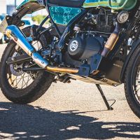 Escape compatível com Royal Enfield Himalayan 410 DIAM 42.5 2017-2020, Powercone Evo, Sistema homologado apenas para ruído, válido para mercados fora da UE Silencioso com tubo de ligação 