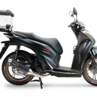 Escape compatível com Honda SH 125 2020-2023, Pentascooter, Escape completo, não legal para países da UE, com db killer removível 