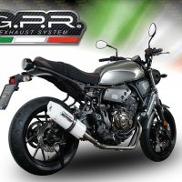Escape compatível com Yamaha Xsr 700 2017-2020, Albus Evo4, Escape completo, não legal para países da UE, com db killer removível 