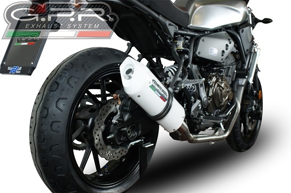 Escape compatível com Yamaha Xsr 700 2017-2020, Albus Evo4, Escape completo, não legal para países da UE, com db killer removível 