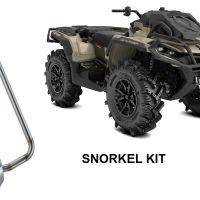Escape compatível com Can Am Outlander 850 2016-2023, Snorkel kit, Kit de extensão de snorkel para terminal GPR Pentacross 