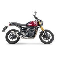 GPR escape compatível com Triumph Scrambler 400 X 2023-2025, Ultracone, Escape legal, homologado, silenciador com db killer removível e tubo de ligação específico 