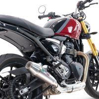 Escape compatível com Triumph Scrambler 400 X 2023-2025, Ultracone, Escape legal, homologado, silenciador com db killer removível e tubo de ligação específico 