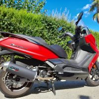 GPR escape compatível com  Kymco Superdink 125 I.E. 2017-2020, Evo4 Road, Sistema homologado com catalisador linha completa, silencioso mais coletor 