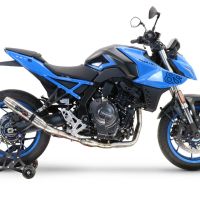 Escape compatível com Suzuki Gsx-8S 2022-2024, Deeptone Inox, Escape completo, não legal para países da UE, com db killer removível 