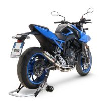 Escape compatível com Suzuki Gsx-8S 2022-2024, Deeptone Inox, Escape completo, não legal para países da UE, com db killer removível 