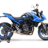 Escape compatível com Suzuki Gsx-8S 2022-2024, Furore Nero, Escape completo, não legal para países da UE, com db killer removível 