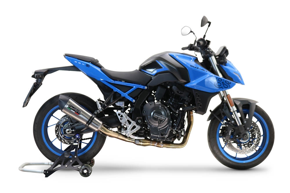 GPR escape compatível com  Suzuki Gsx-8R 2022-2024, New Grand Prix Evo Titanium, Escape racing linha completa, silencioso mais coletor com dbkiller, não homologado  