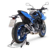 Escape compatível com Suzuki Gsx-8R 2022-2024, M3 Black Titanium, Escape completo, não legal para países da UE, com db killer removível 