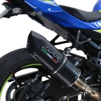 Escape compatível com Suzuki Gsx-R 1000 - 1000 R 2017-2020, Furore Evo4 Nero, Escape legal, homologado, silenciador com db killer removível e tubo de ligação específico 