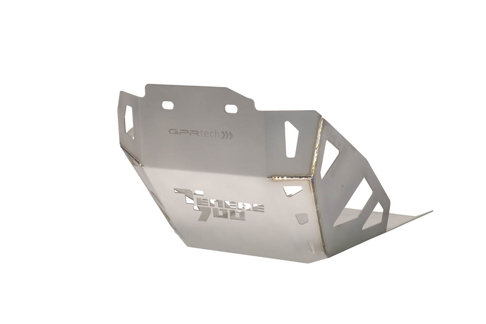 GPR TECH compatível com Yamaha Tenere 700 2021/2024 e5 Placa antiderrapante de titânio 