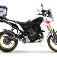 Top case maletas GPR TECH compatível com Yamaha Tenere 700 2019/2020 e4 Top Case Alpi-Tech em alumínio, com porta-bagagens específico em alumínio cor preto com placa específica incluída Capacidade Litros 35