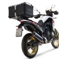 Top case maletas GPR TECH compatível com Yamaha Tenere 700 2021/2024 e5 Top Case Alpi-Tech em alumínio, com porta-bagagens específico em alumínio cor preto com placa específica incluída Capacidade Litros 55