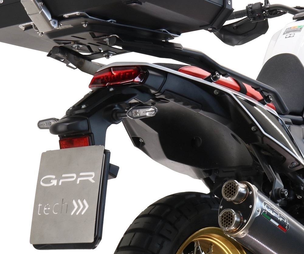 Top case maletas GPR TECH compatível com Yamaha Tenere 700 2021/2024 e5 Top Case Alpi-Tech em alumínio, com porta-bagagens específico em alumínio cor preto com placa específica incluída Capacidade Litros 35