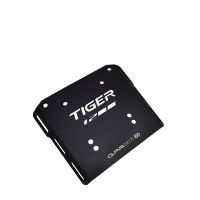 GPR TECH compatível com Triumph Tiger 1200 explorer 2017/2021 e4 Placa de encaixe específica en titânio Top Case ALPITECH 35/55 LT compatível com bagageiro original, titânio com 4 pontos de ancoragem