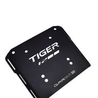 GPR TECH compatível com Triumph Tiger 1200 explorer 2017/2021 e4 Placa de encaixe específica Top Case ALPITECH 35 LT compatível com bagageiro original, aço inox com 4 pontos de ancoragem