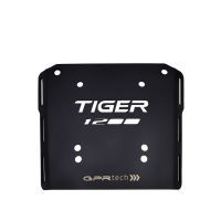 GPR TECH compatível com Triumph Tiger 1200 explorer 2017/2021 e4 Placa de encaixe específica Top Case ALPITECH 35 LT compatível com bagageiro original, aço inox com 4 pontos de ancoragem