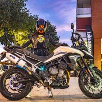 Escape compatível com Triumph Tiger 900 2020-2023, Albus Evo4, Escape legal, homologado, silenciador com db killer removível e tubo de ligação específico 