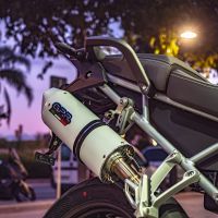 Escape compatível com Triumph Tiger 900 2020-2023, Albus Evo4, Escape legal, homologado, silenciador com db killer removível e tubo de ligação específico 
