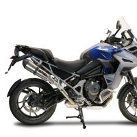 GPR escape compatível com  Triumph Tiger 1200 Gt - Rally 2022-2024, New Grand Prix Evo Titanium, Escape legal, homologado, silenciador com db killer removível e tubo de ligação específico 