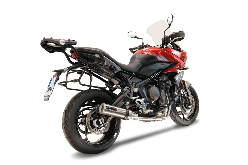 Escape compatível com Triumph Tiger Sport 660 2022-2024, M3 Inox , Escape completo, não legal para países da UE, com db killer removível 