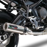 Escape compatível com Triumph Tiger Sport 660 2022-2024, M3 Inox , Escape completo, não legal para países da UE, com db killer removível 